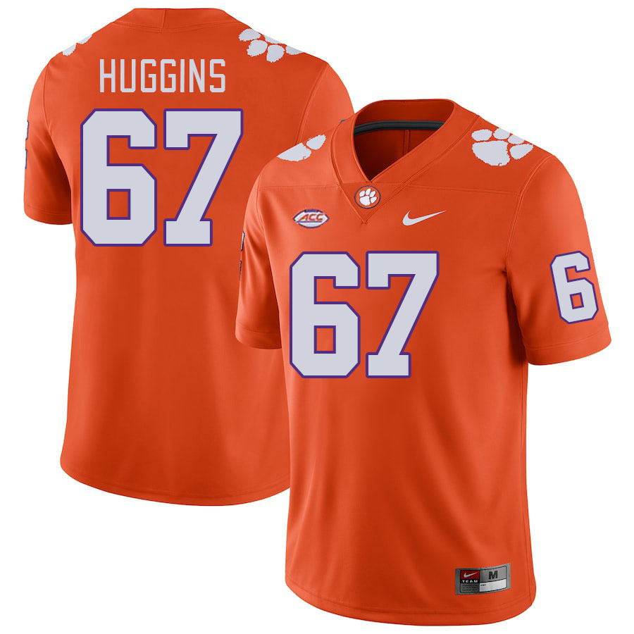 Clemson Tigers #67 Albert Huggins College Football Jerseys Stitched Sale-Orange